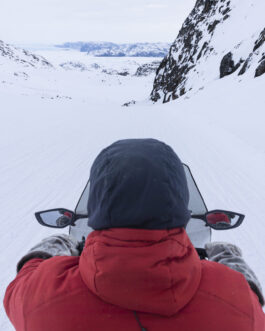 Unique tour by snowmobile and dogsledding to Northern Glacier